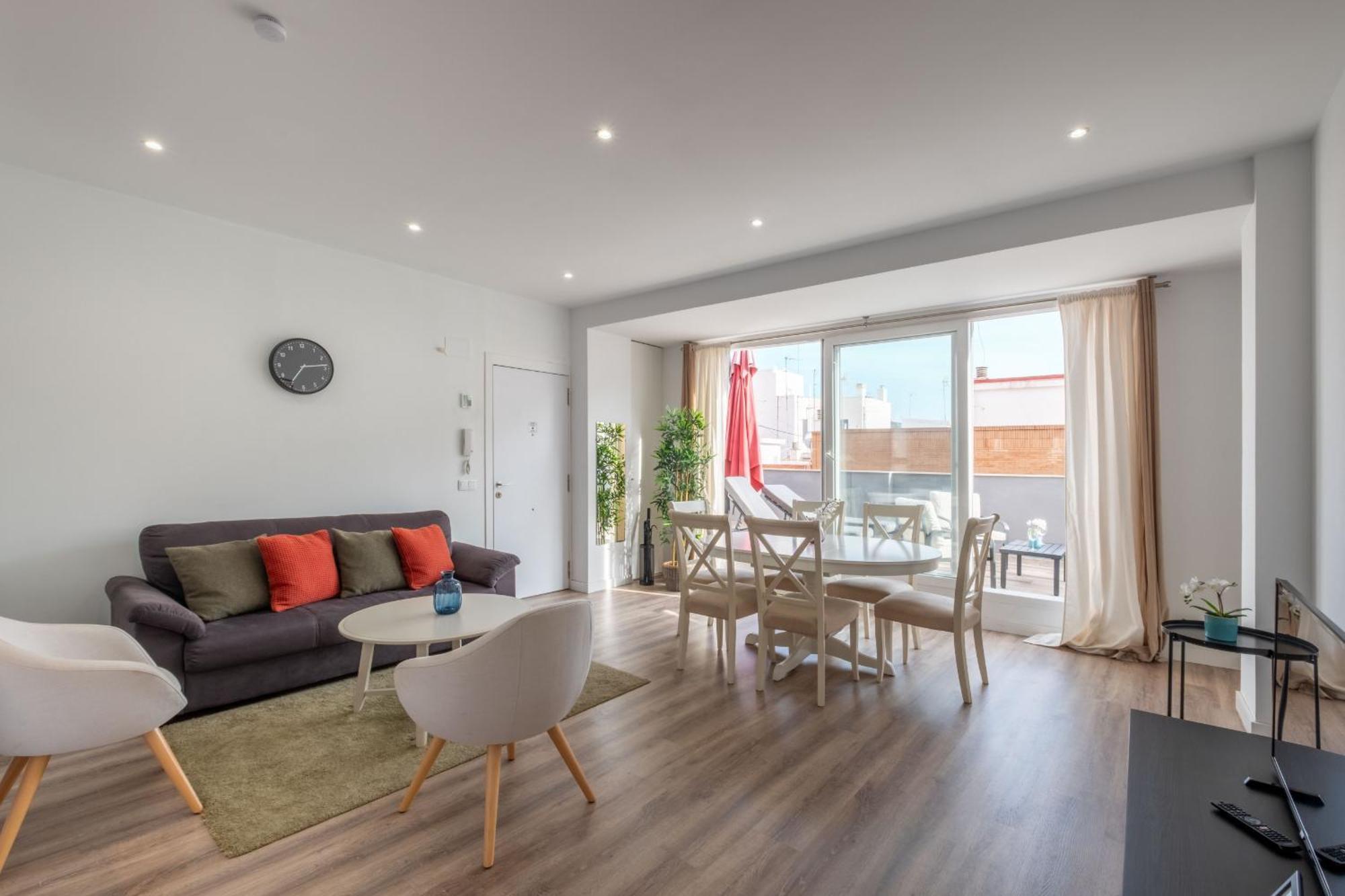 Spacious Penthouse With Private Terrace Valence Extérieur photo